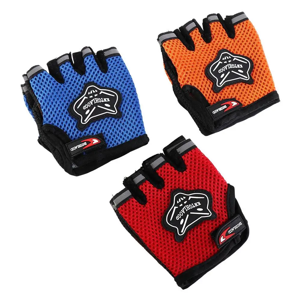 Guantes de medio dedo para deportes al aire libre, guantes transpirables para montar en bicicleta de montaña, ciclismo y Culturismo