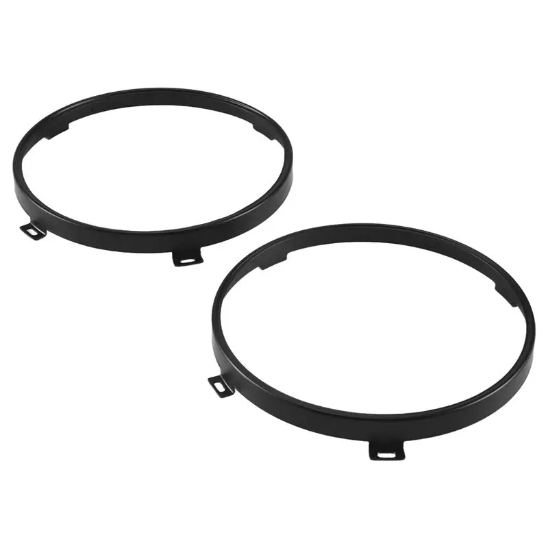 Hot Selling-2Pcs For Jeep Wrangler Jk Tj 07-17 7-Inch Led Headlight Round Ring Mounting Bracket For Headlight Mounting Lamp Hold