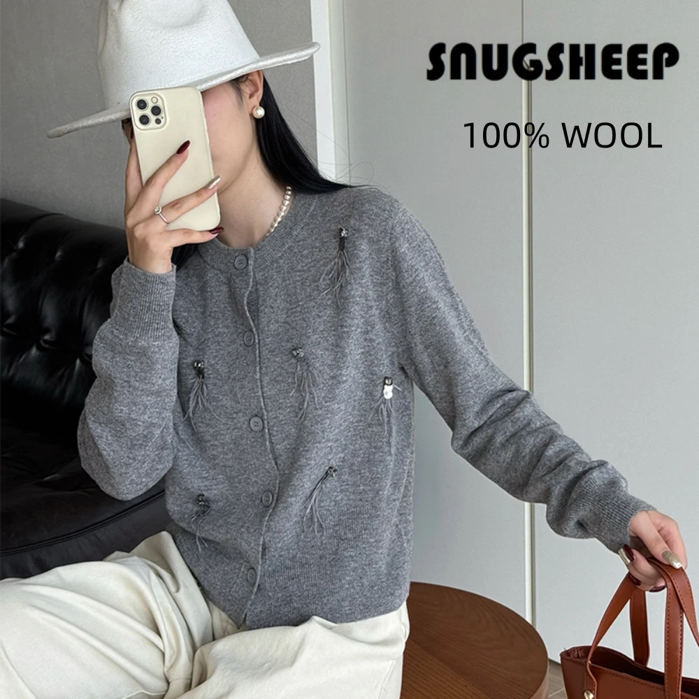 

fashion women sweater knit top gray cardigan fall coat womens clothes cute sweaters vintage long sleeve designer chunky jumper