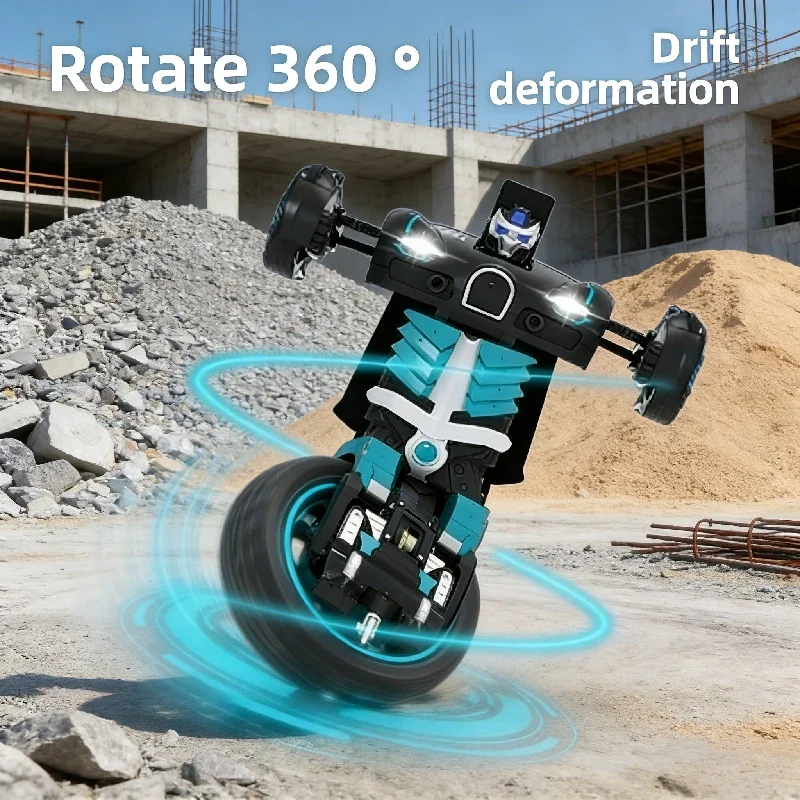 X-Bot Transform RC Racer – Robot Eléctrico Recargable |   Coche de juguete para niños (3-6/8 años, unisex)