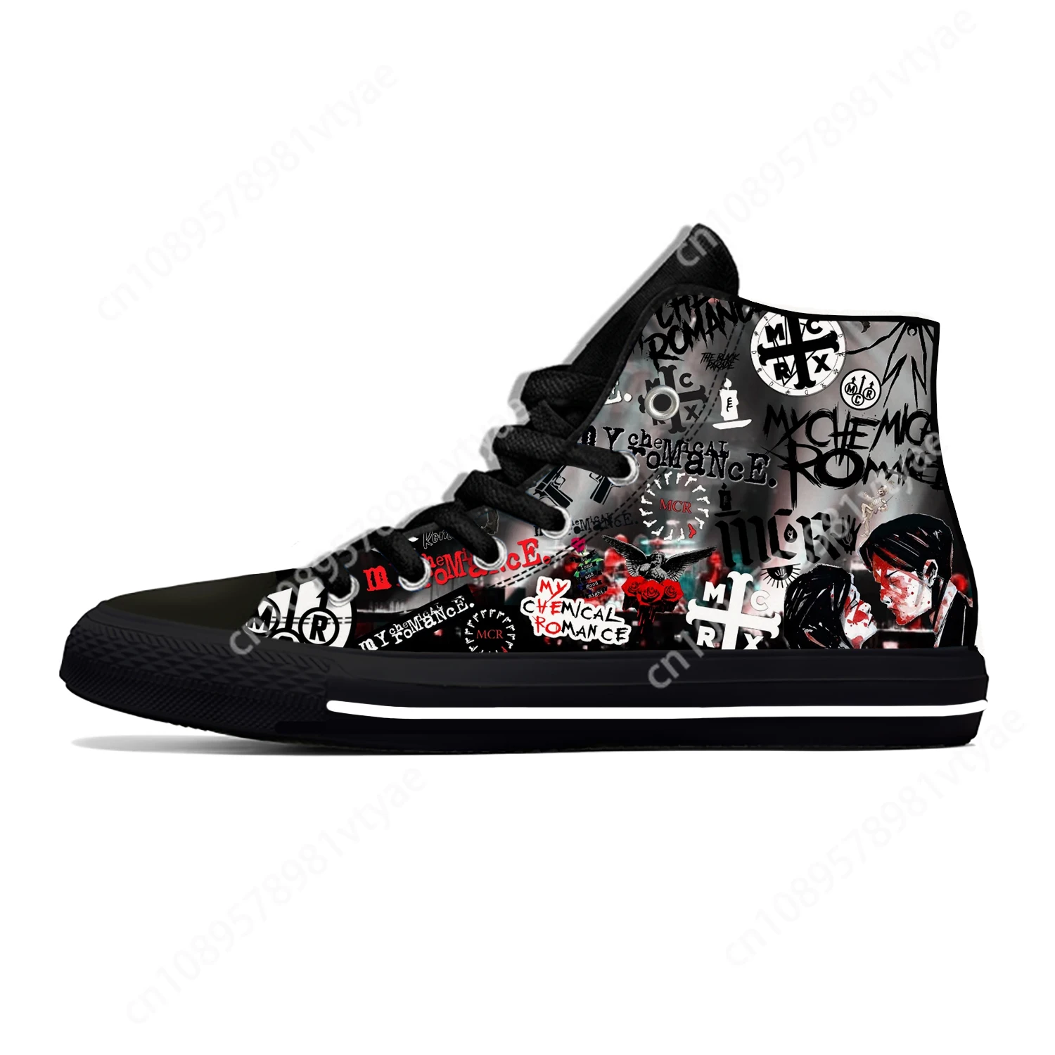 My Chemical Romance Rock Band Sneakers pour hommes et femmes, Chaussures décontractées, Chaussures de planche classiques, Haut, Chaud, Cool, Mode, Dernier