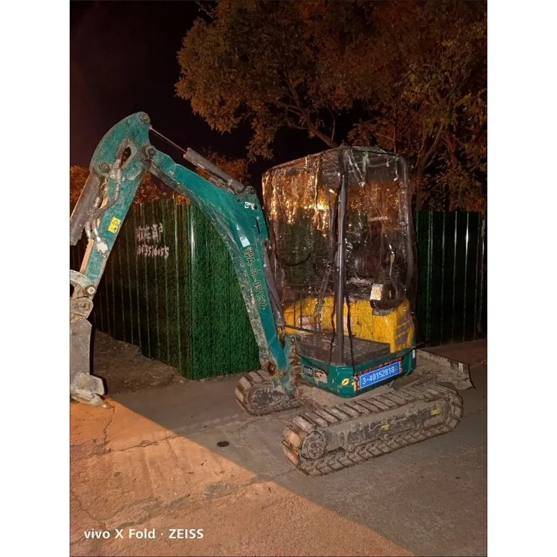 Mini Excavator Cover Waterproof Dustproof Protective Exterior Snow Protection Cover for 1-2 Ton Excavators