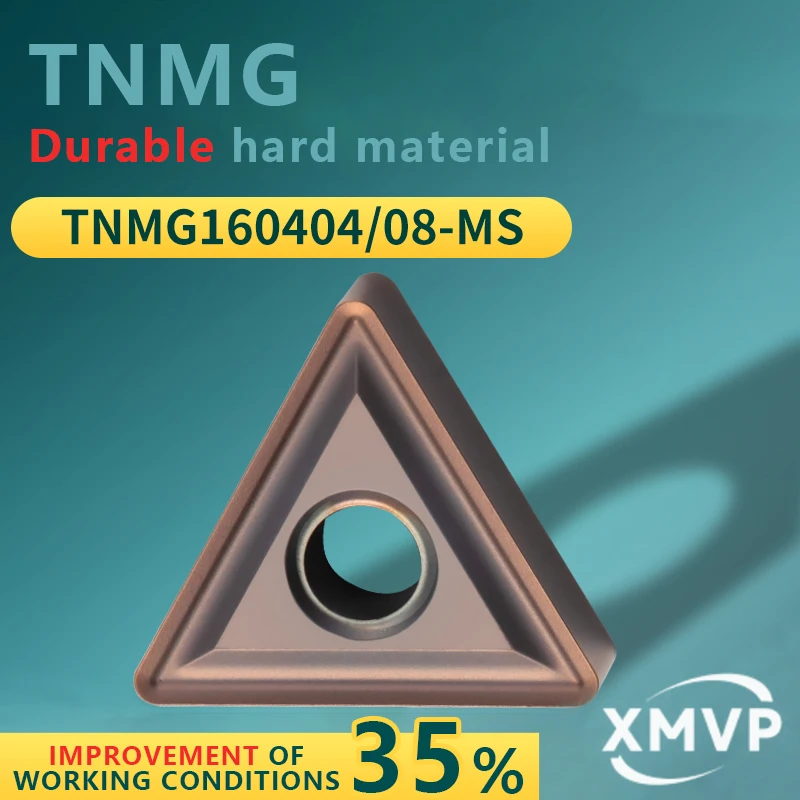

Triangular CNC turning tool TNMG16040408-MS hard material universal grade BM7818-A10 tool grain