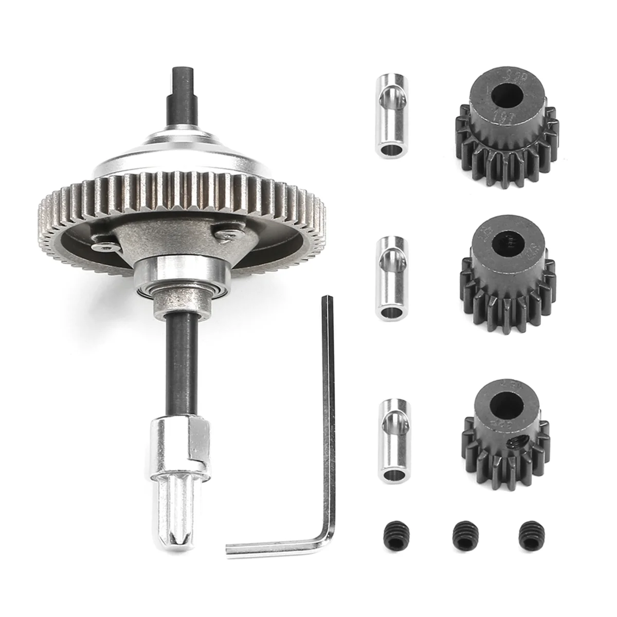 

AM-RC Car Upgrade Differential 54T+15T+17T+19T Set 6780 for Slash4X4 Hoss VXL, RC Car Upgrade Parts