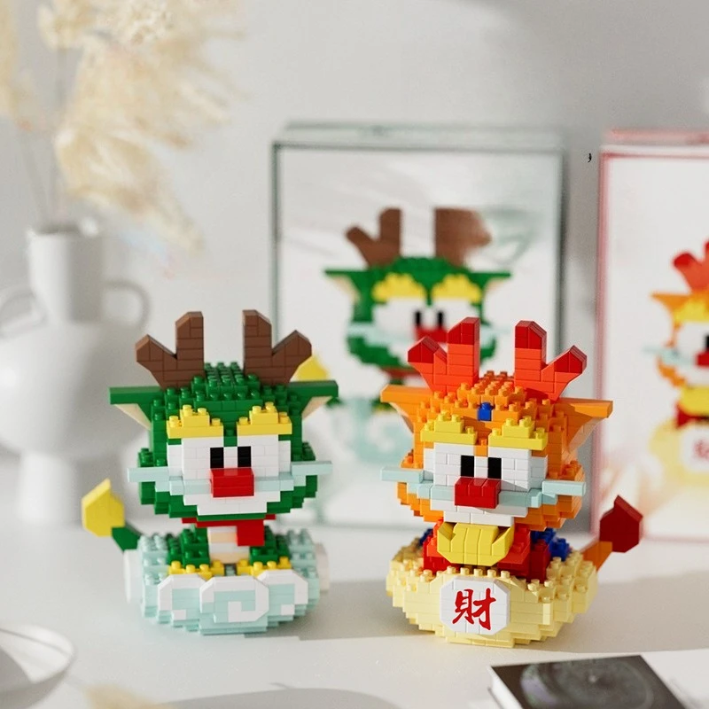 

Новая пластиковая совместимая кукла Lucky Qingyunlong, микропарасти, ценная студенческая головоломка в сборе, игровой киоск