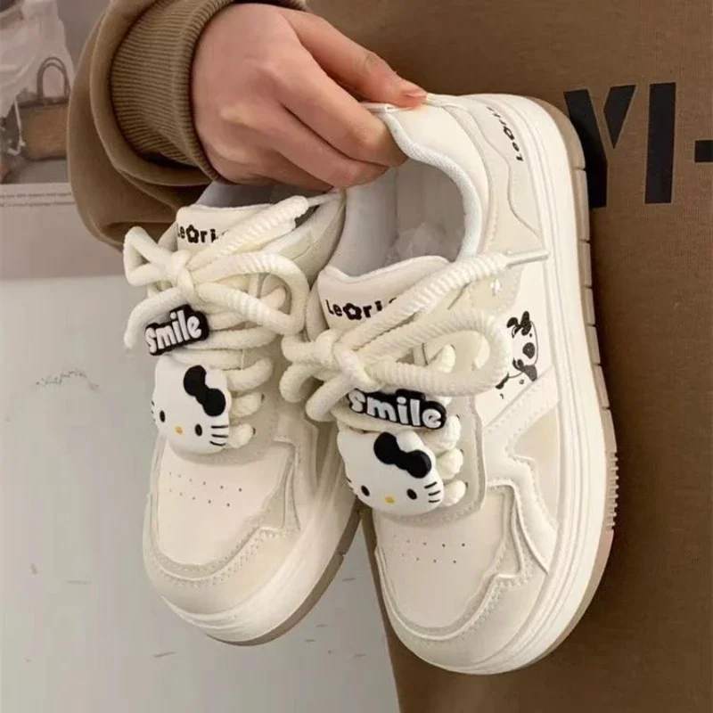 Women\'s Shoes 2024autumn and Winter New Original Thick Soled Small White Shoes American Trend Casual Fashion Shoes for Women