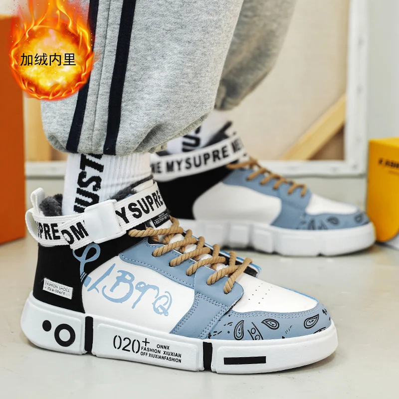 Мужские утепленные зимние ботинки 2025 года, на подкладке из искусственного меха и противоскользящие, идеально подходят для дневных ветерантов, катания на лыжах или сноуборде