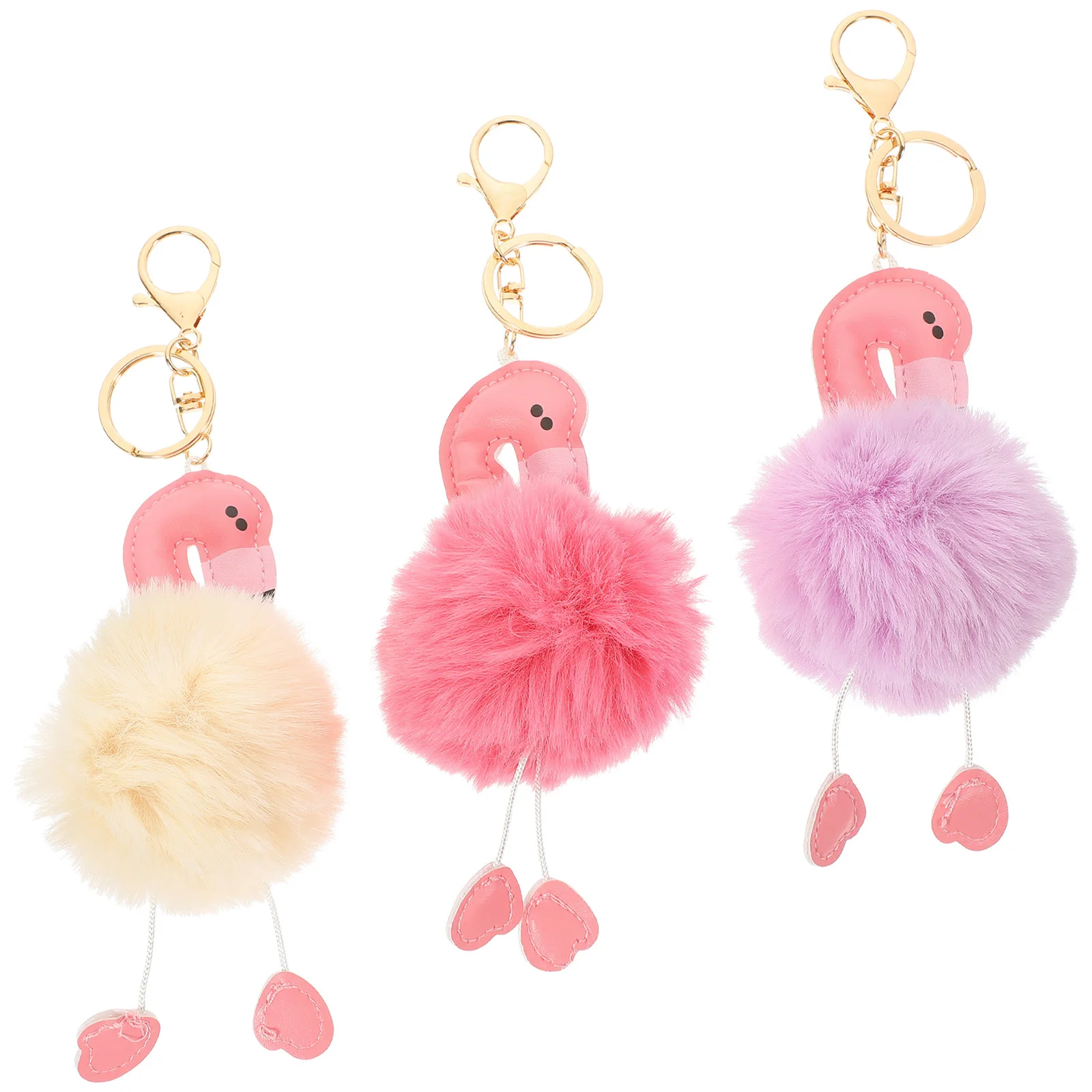 

3 шт. брелок милый мягкий брелок для ключей в форме фламинго органайзер автомобильный кулон сумка украшение брелок с фламинго автомобильный брелок