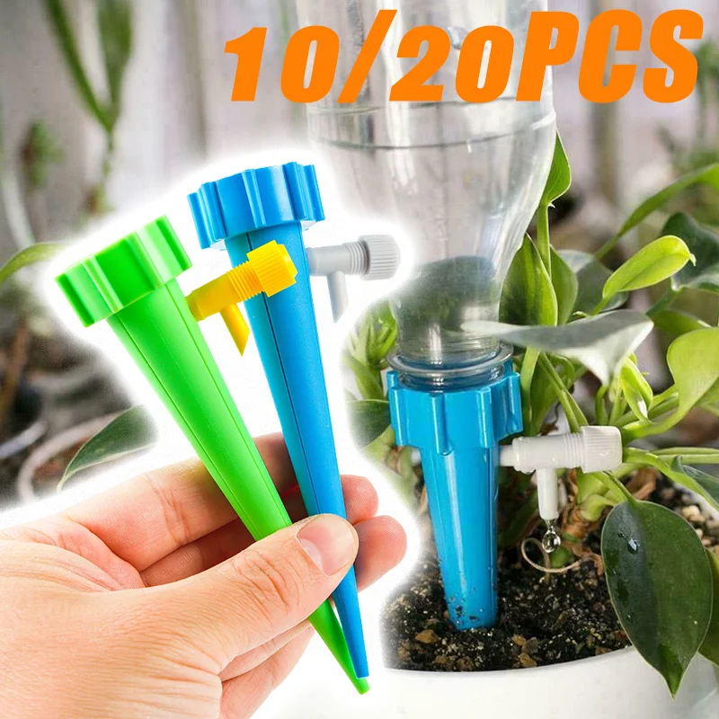 

Автоматические колья для капельного орошения, самополивные шипы для горшечных растений, регулируемое устройство для полива для садовой теплицы