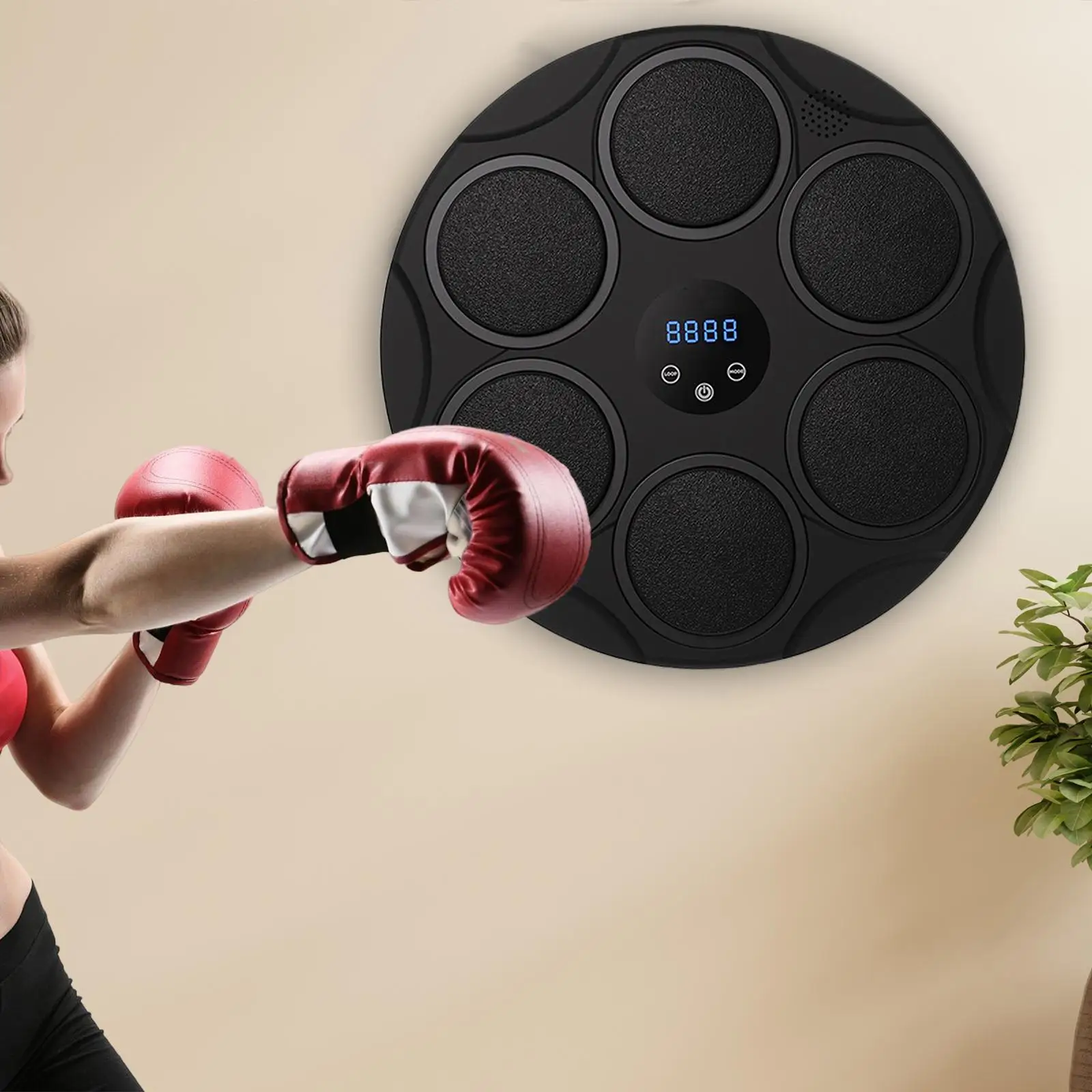 Electronic Boxing Machine Music Boxing Target for Karate Kickboxing Exercise