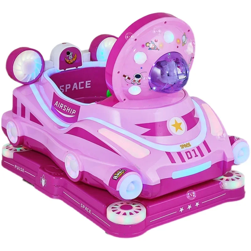 

Children'S Car New Coin-Operated Electric Supermarket Commercial Bubble Blowing Baby Rocking Machine