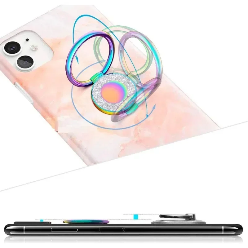 360 Degree Rotation Universal Finger Compatible Cell Phone Ring Holder for iphone and Tablets Tablet Accessories Parts