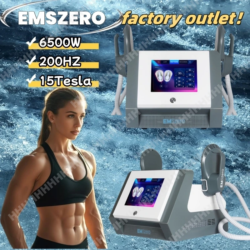 EMSZERO Machines 6500w RF Electromagnetic Body Sculpting Muscle Stimulation Fat Burning