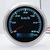 60KMH 85MM GPS 속도계 게이지 오토바이 보트 자동차 트럭 속도 게이지 미터 방수에 대 한 GPS 안테나와 7 색 빛 4