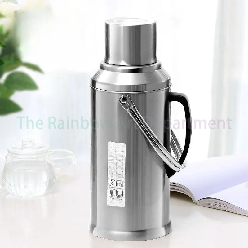 Stainless Steel Hot Water Bottle, Home Heating Pot, Student Dormitory, Thickened, Open Water Bottle, Kitchen Large Capacity Teap