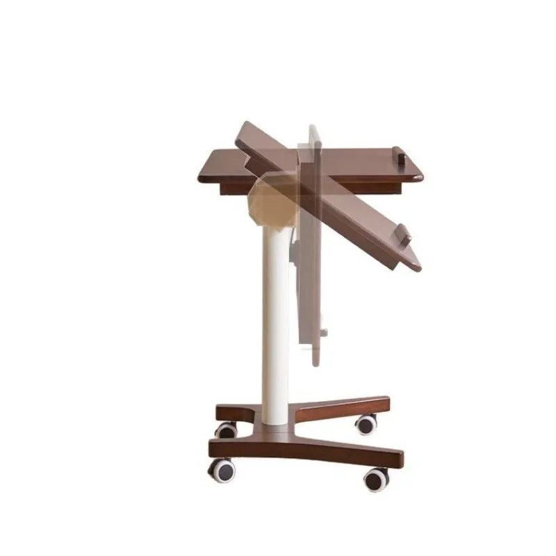 

Movable bedside table Home office study table Simple folding small desk