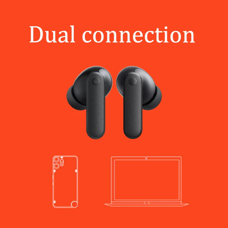 الإصدار العالمي CMF Buds 2a Bluetooth 5.4 ما يصل إلى 31 ساعة من التشغيل 12.4 ملم سائق 42dB ANC 4HD Mics IP54
