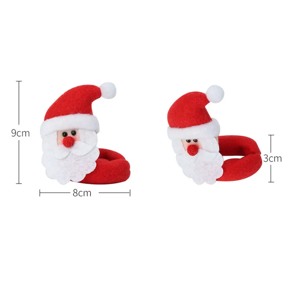 3Pcs Christmas Wine Glass Markers Unique Red Wine Drink Tags Party Glass Identification Charming Holiday Decor