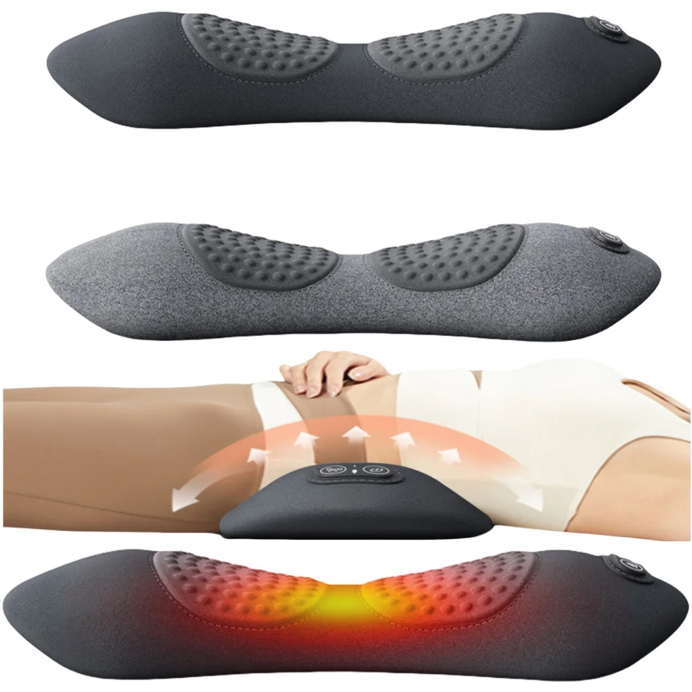 

Электрическая подушка с подогревом для поясницы 3 в 1, подушка для спины, подогрев, вибрационная подушка для сна, дизайнерская подушка для расслабления талии