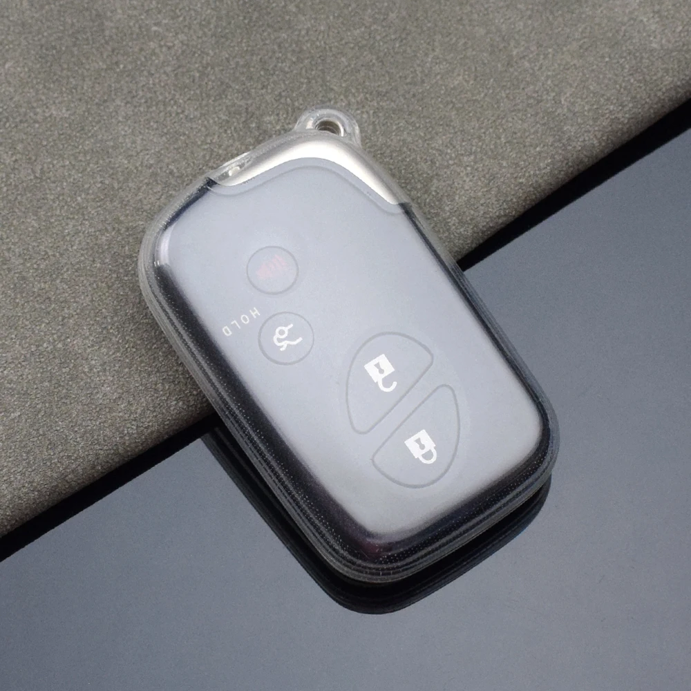 TPU Car Key Case Shell for Lexus IS250 IS300C RX270 CT200H GX400 GX460 ES240 ES350 LS460 GS300 450h 460h Smart Key Cover Fob