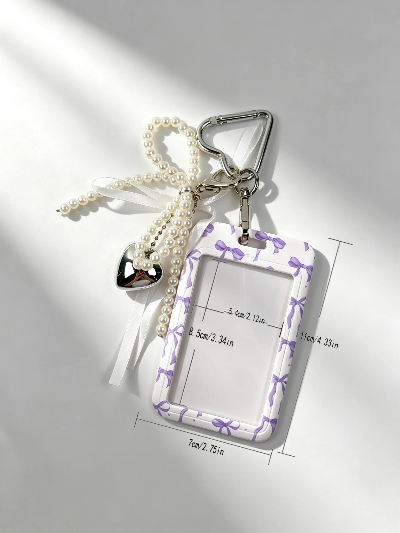 1 Piece of Bow Print Card Graphic Bow Bead Pendant Bag Accessory, Sweet and Cool Y2K Style, Suitable for Decorating Handbags, Crossbody Bags, Backpacks, Bag Charms, Keychains, Etc