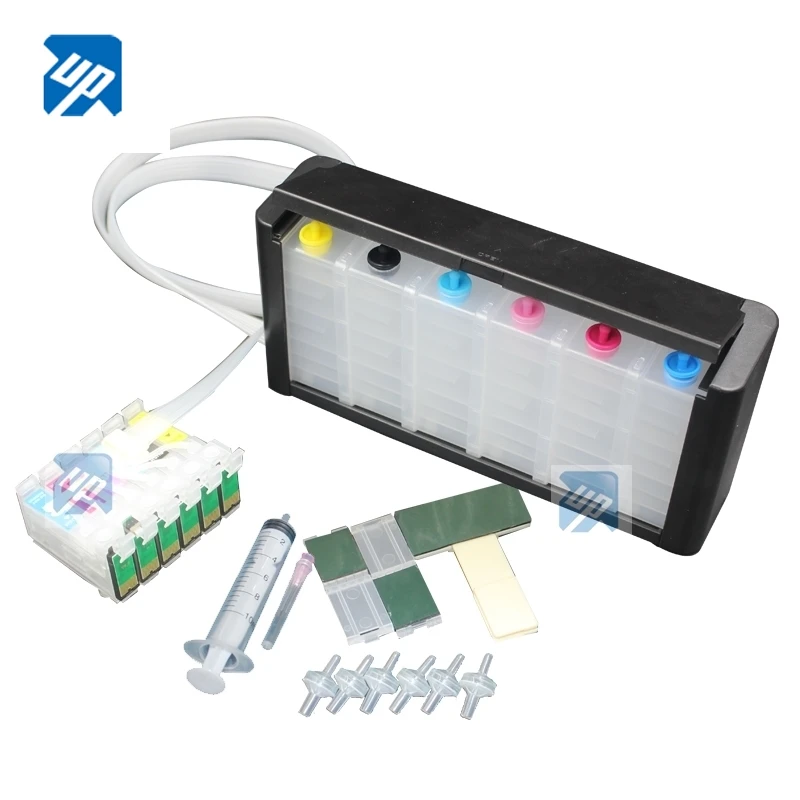 T0801 CISS CIS ink system for Epson Stylus Photo R265 R360 R285 P50 RX585 RX685 RX560 PX660 PX710W PX800FW with auto reset chip