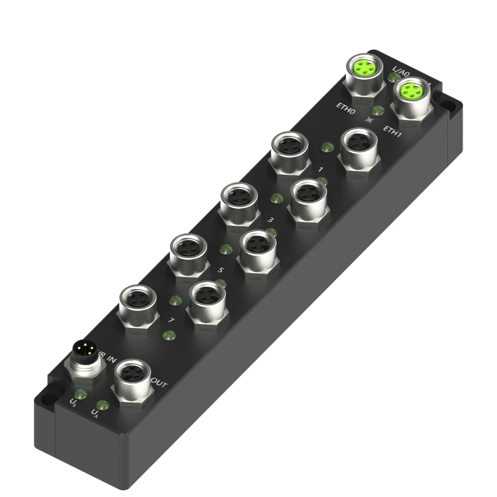 For Isolated DC-DC Converter 1P AC Surge Protector IP67 8 Channel Output Module Analog MT67MC-EC-DIO8P-M8-0