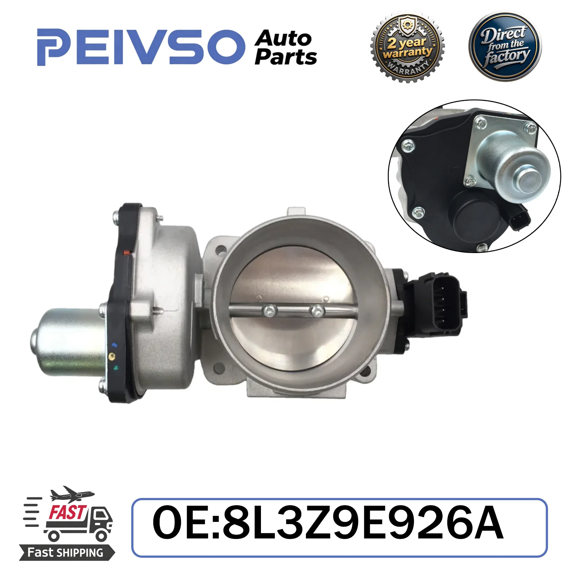 

8L3Z-9E926-A New Throttle Body 8L3Z9E926A For Ford Expedition F-150 F-250 F-350 Lincoln Navigator Mercury Mountaineer 5.4L V8