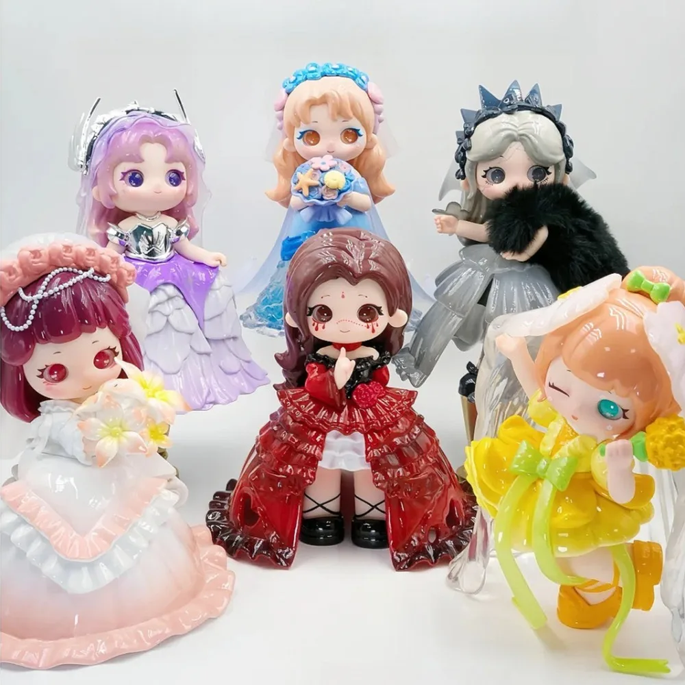 

Ziyuli My Own Wedding Series Blind Box Cool Girl Action Figure Mysetry Box Ziyuli Anime Figure Desk Decor Model Surprise bag toy