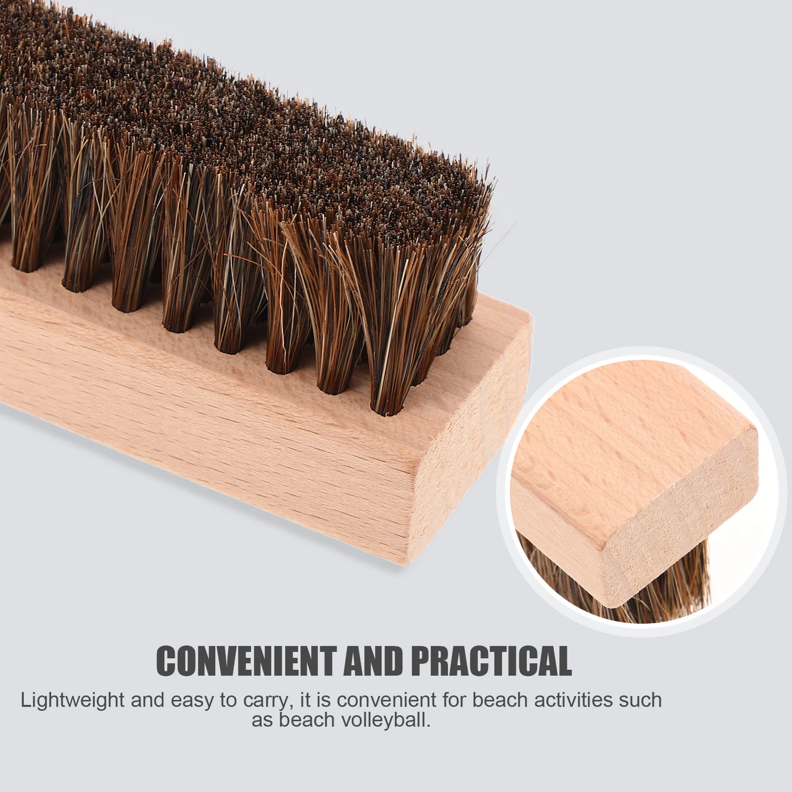 5 Stück Sandstrand-Reinigungsbürste, weiche Borsten, ergonomischer Griff, schnelle Sandentferner für Körper, Füße, Volleyball, Pool im Freien