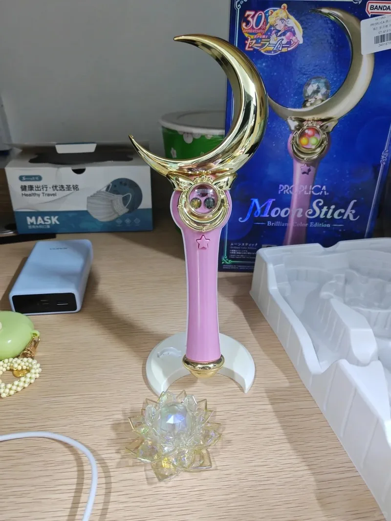 Auf Lager Bandai Original Sailor Moon Anime Figur Proplica Crystal Star Cosmic Heurt Compact Action Figur Spielzeug Geschenk