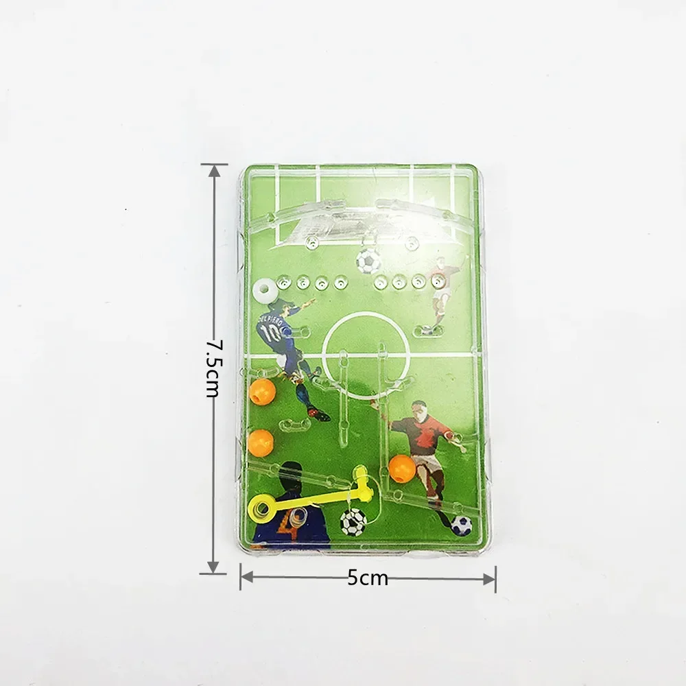 Juego de laberinto de fútbol para niños, juguete educativo para edades tempranas, tema de fútbol, decoración de fiesta de cumpleaños, regalos, 10 Uds.