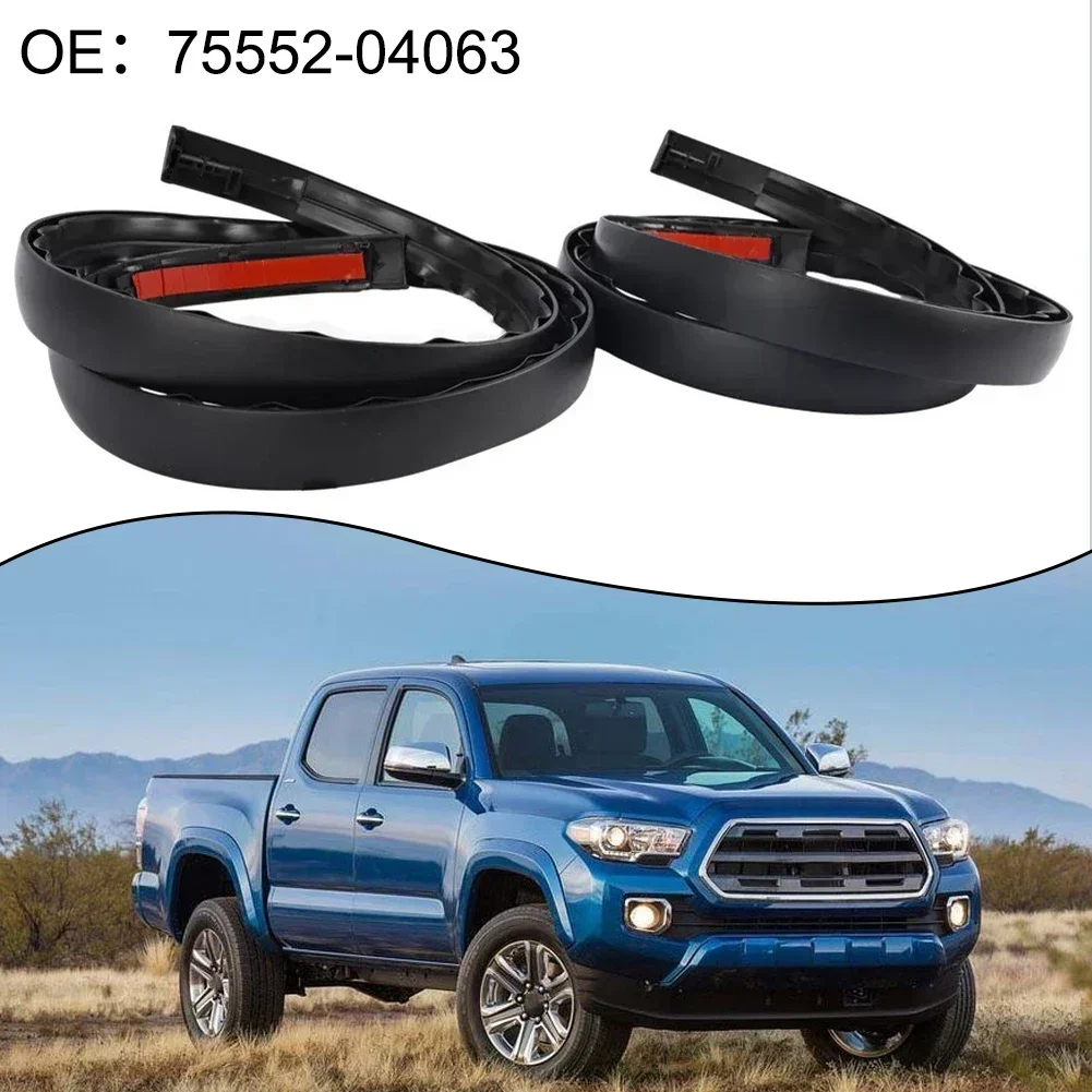 Car Roof Drip Molding Decor Trim 75551-04063 For Toyota For Tacoma Double Cab 2005-2015 Rubber Strip Accessories Left Right