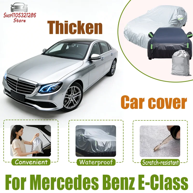 

For Mercedes Benz E-Class Car cover Exterior Car Cover Outdoor Protection Full Car Covers Waterproof Sunshade Anti UV Snow Cover