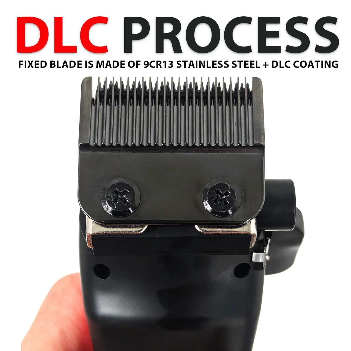 المهنية BRDCLIP M3C 8800 دورة في الدقيقة مقص الشعر DLC شفرة الحلاق مع قاعدة شحن 4500mAh آلة قطع الشعر المتقلب الرجال