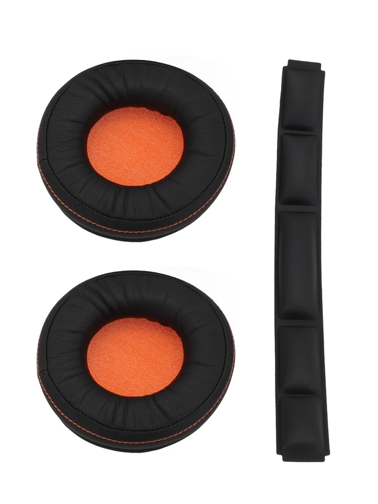 2pcs Replacement Ear Pads For Steel Series SIBERIA 800 840 Headphones Black Color Quality Manufactured Ear Cushions