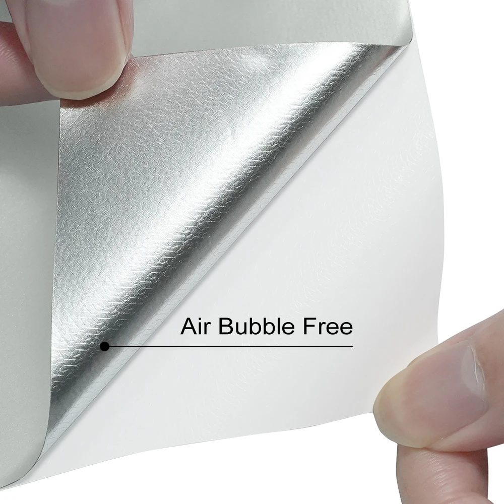 Matte Silver Car Vinyl Wrap Film Self‑Adhesive Bubble Free Sticker PVC Bubble Free Decals Auto Interior Exterior Modification - view 4