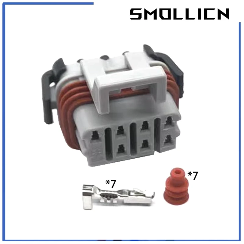 1 Set Grey 7 Pin Automotive Connector GM LS Ignition Coil Waterproof Socket Male Female Plug 12047933 12047938