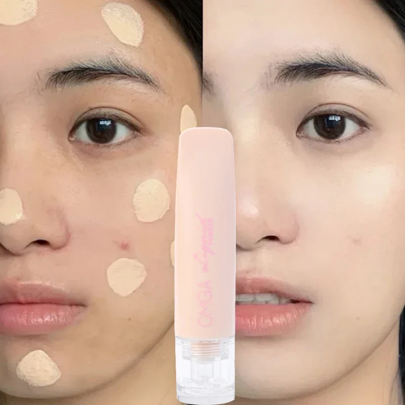 Matte Smooth Liquid Foundation Concealer Lasting Oil-Control Face Foundation Full Coverage Concealer Waterproof Contour Makeup