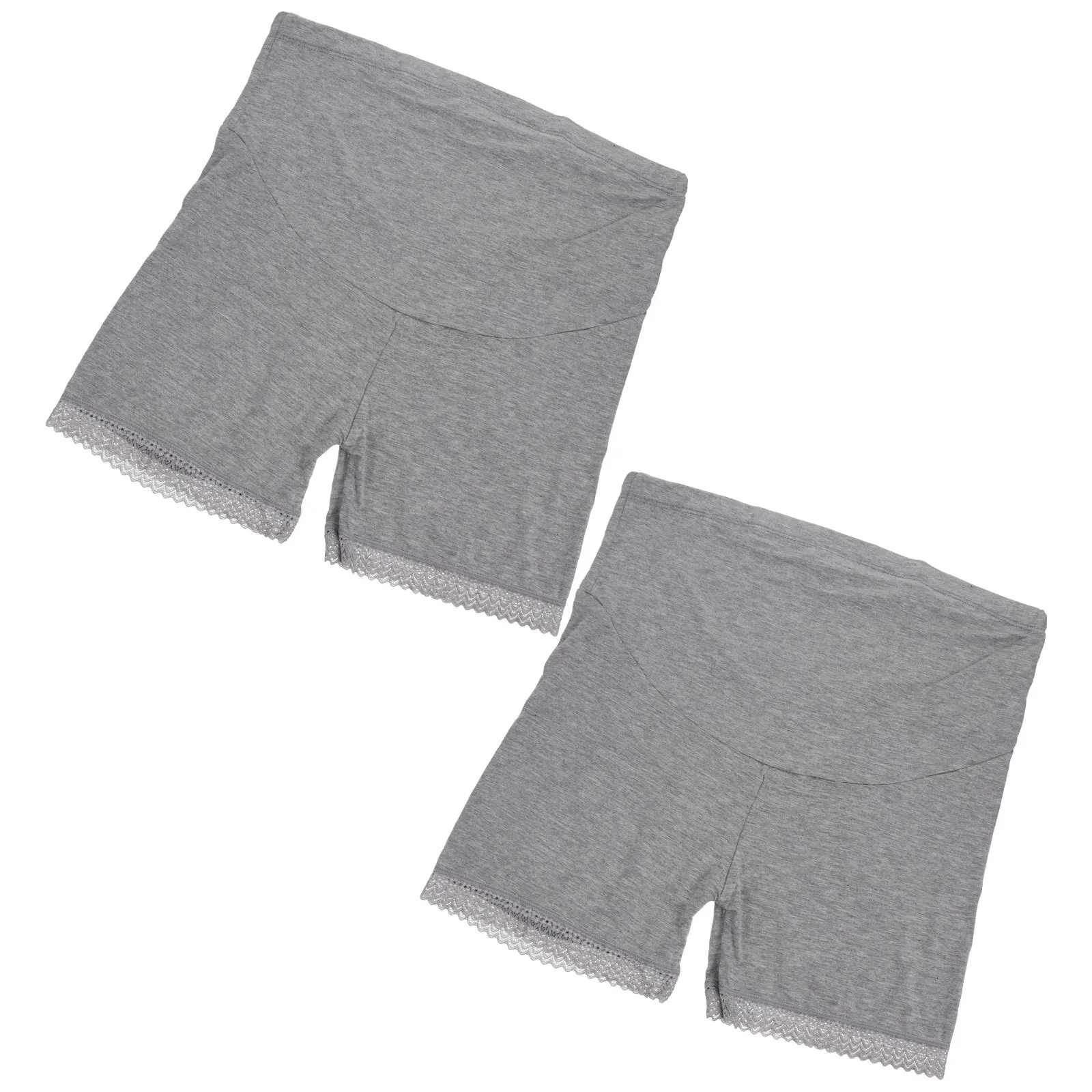 

2Pcs Cotton High Waist Safety Pants Maternity Underwear Elastic Lightweight Abdomen Support Pregnant Panties Pregnant Underwear