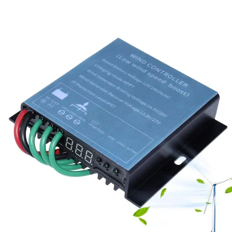 Wind Driven Generator Controller 12/24V MPPT Charge Controller 800W Automatic Controller Regulator For Wind Turbine System