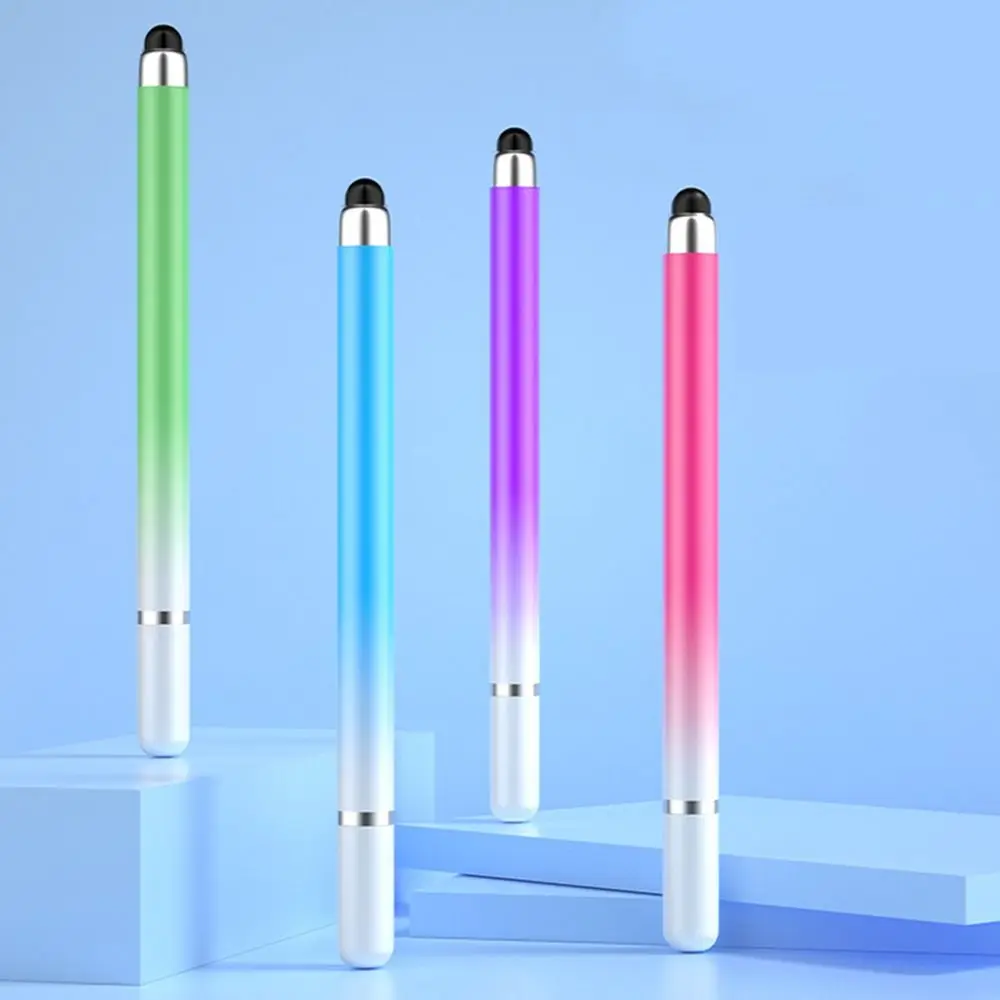 5PCS 2-In-1 Plastic Multi-Function High Precision Screen Touch Pen For Tablet Stylus Pen Capacitive Drawing Pen