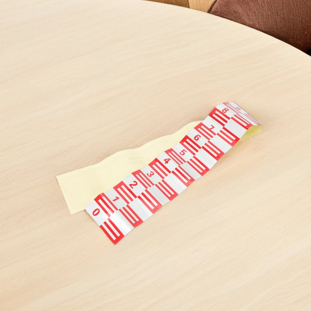 

2Pcs Pool Water Level Indicator Stickers Reflective Waterproof Self Adhesive Gauge for Fish Tank Garden Indoor Outdoor