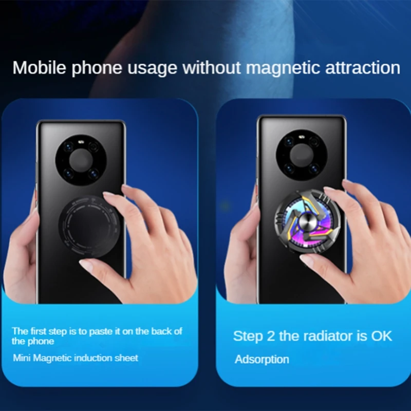 1 Set Mobile Phone Cooler Cell Phone Cooler Semiconductor Cooling Cell Phone 2 Gears Adjustable