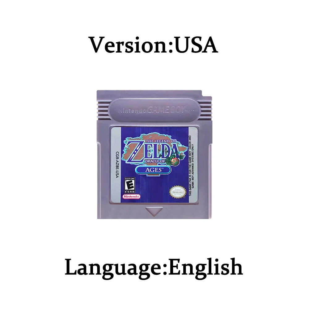 Zelda GBC Card 16 Bit Video Game Cartridge Console Card for Gameboy Awakening Oracle of Seasons Classic Game English Version