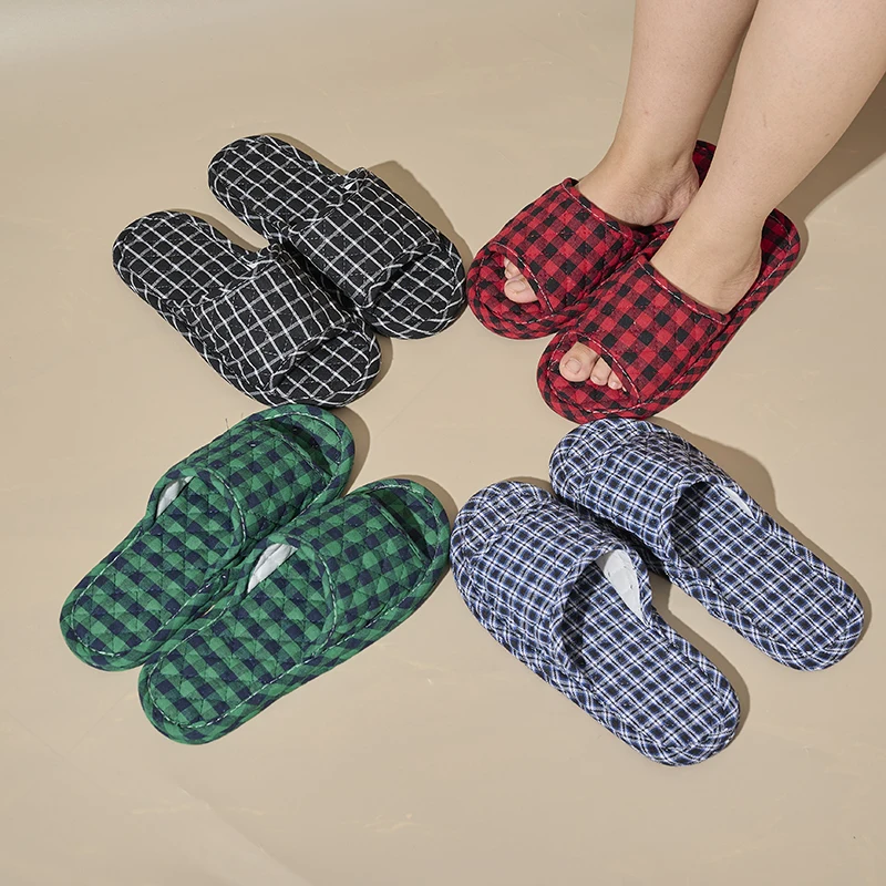 

Women Slippers Lightweight Home Shoes Antislip Soft Indoor Fabric Slippers