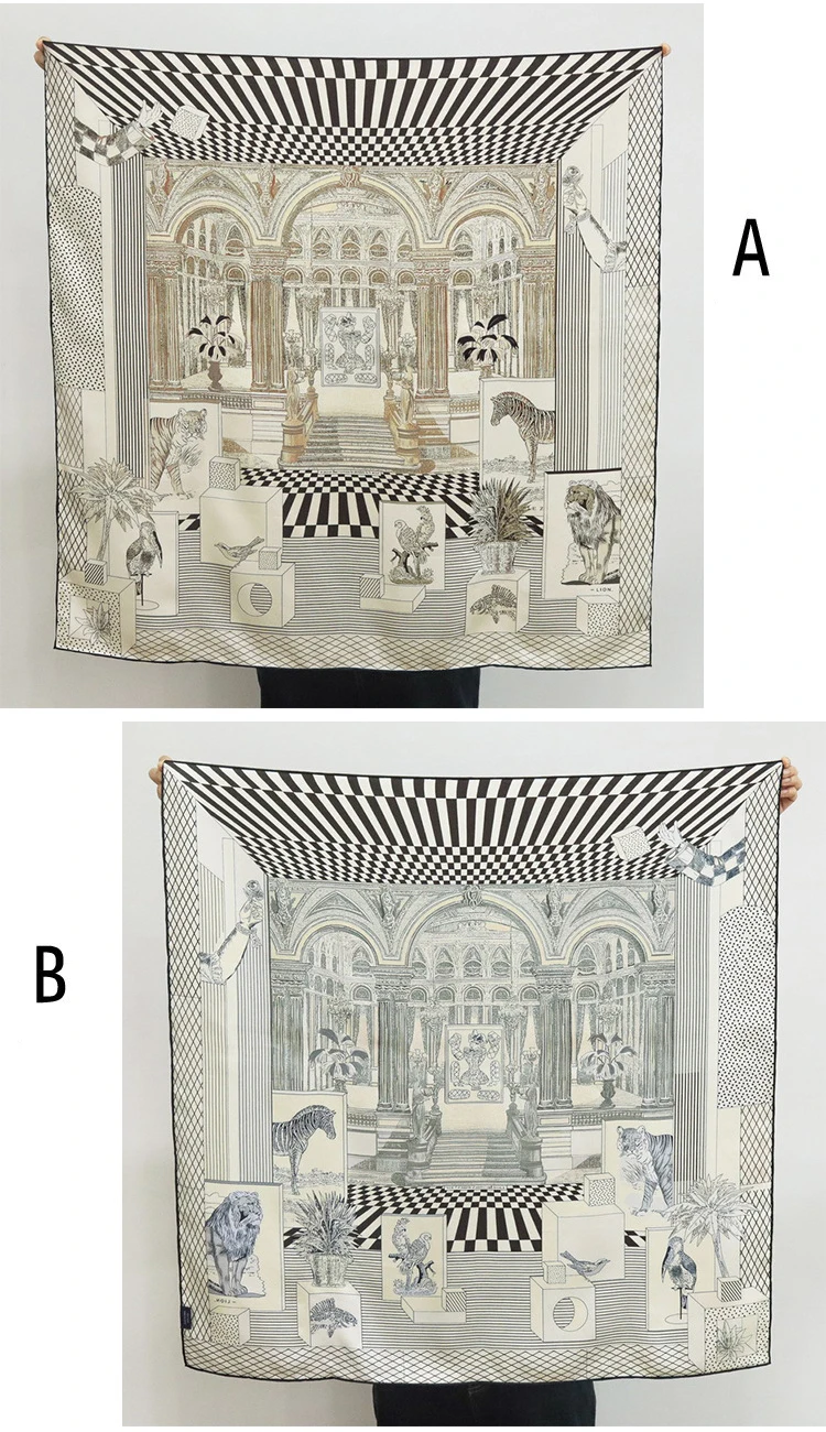 

18MM Silk Scarf Double Faced Luxury 90 Scarfs Rolled Edges Bandanas Bag Belt Accessories Christmas Gift Head Neck Decoration