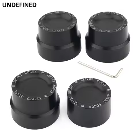 Motorcycle Front Rear Axle Nut Cover Caps CNC Black For Harley Touring Road Glide Low Rider Sportster Iron 883 XL1200 Softail