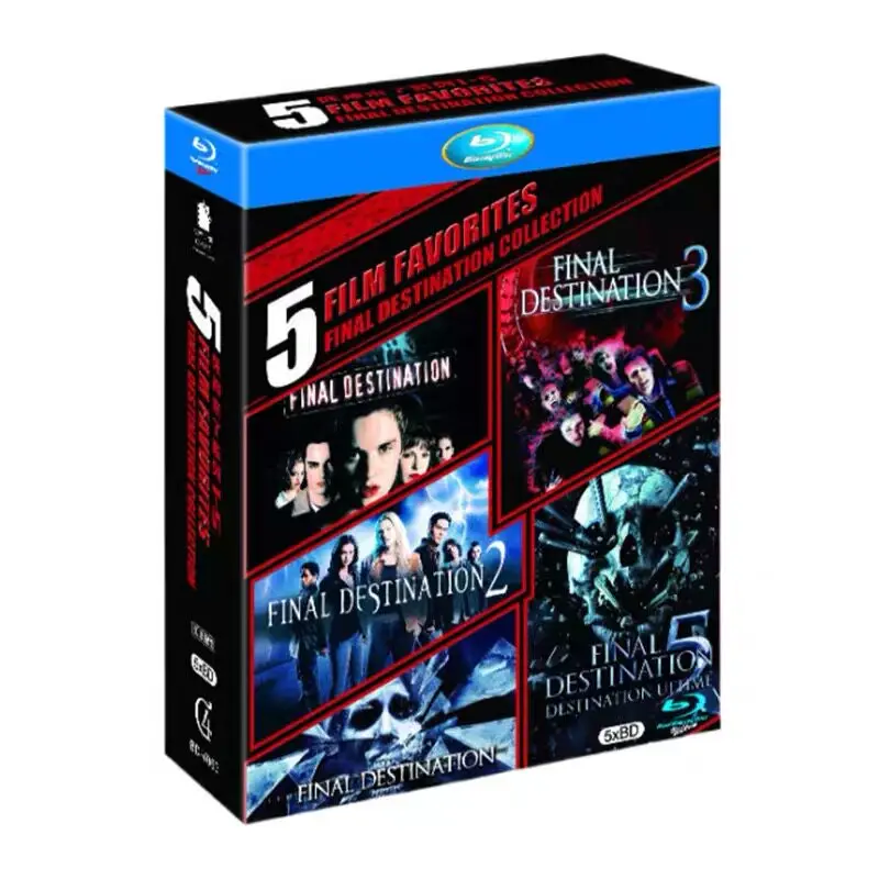 

Final Destination 1–5 Blu-ray High Definition Movie Box Set 5 Disc Collector’s Edition