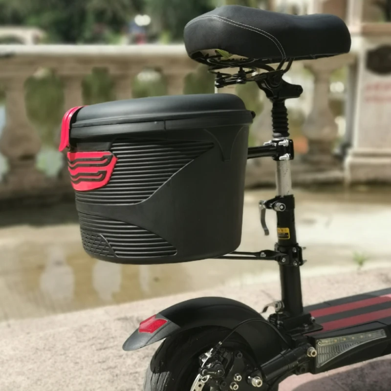 Cestino anteriore e posteriore universale per Scooter elettrico con staffa di installazione borsa interna impermeabile accessori per Scooter